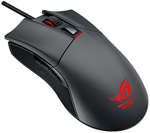 ASUS ROG Gladius - Ratón óptico Gaming 6400 dpi y Resistencia a Clic Personalizable, Color Negro