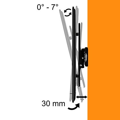 ATHLETIC Soporte de Pared para TV de 23"- 55" LED/LCD/Plasma TV Extensible Inclinable - Carga Máx. 35 kg - VESA Máx. 400x400mm