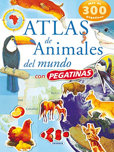 Atlas De Animales Del Mundo (Pegatinas) (Atlas De Animales Con Pegatina)