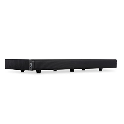 Auna Stealth Bar 60 Altavoz soundbar 2.1 Canales 80 W Negro - Barra de Sonido (2.1 Canales, 80 W, 80 W, 8 ?, Inalámbrico y alámbrico, 3.0+EDR)