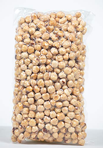 AVELLANAS TOSTADAS Y PELADAS - Variedad Tonda di Giffoni - 1 KG - HAZELNUTS ROASTED NUTS - Almendras de frutos secos, granos de avellana y trufa negra en invierno y verano