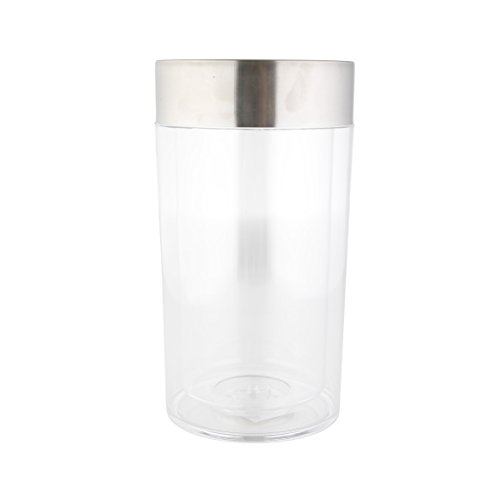 Axentia - Enfriador de Botellas Transparente, Recipiente para Enfriar Vino, Cava, champán o refrescos, Enfriador de Bebidas de Doble Pared, tamaño: Aprox. diámetro de 12 x Altura de 23 cm