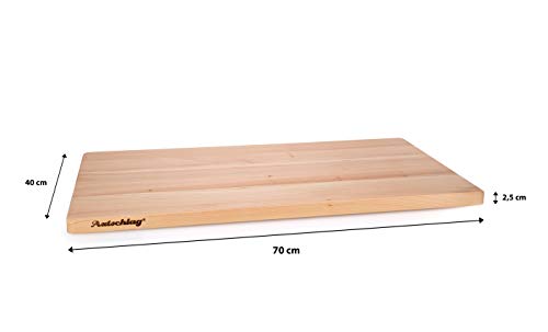 Axtschlag XXL Schneid-und Filetierbrett Kirsche Tabla de Cortar, Rojo Cereza, Grande