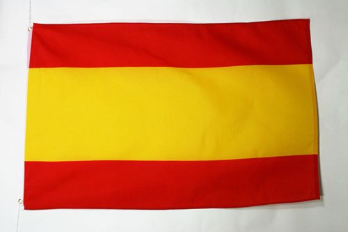 AZ FLAG Bandera de ESPAÑA SIN Armas 250x150cm - Gran Bandera ESPAÑOLA SIN Escudo 150 x 250 cm