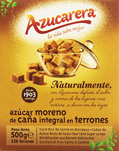 Azucarera - Azúcar moreno de cana integral en terrones - - 500 g