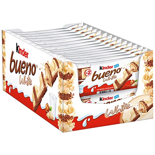 Baby Bueno White Twin Chocolate Bar – 30 unidades