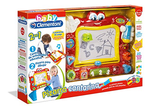 Baby Clementoni-La Pizarra cantarina Activity, Multicolor (55131.6)