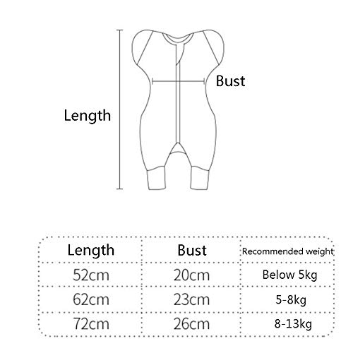 Baby sleeping bag Saco de Dormir Anti-sobresalto de Entrega de bebé recién Nacido, edredón Fino Anti-Retroceso para Todas Las Estaciones