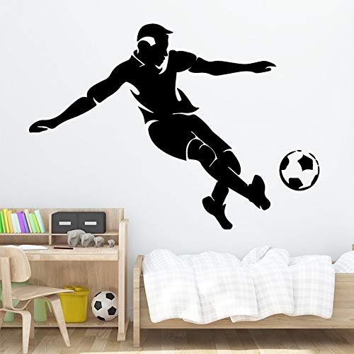 BailongXiao Pegatinas de Pared de Jugador de fútbol Pegatinas de Pared Decoraciones para el hogar Sala de Estar calcomanías de Arte de Pared 45x63 cm