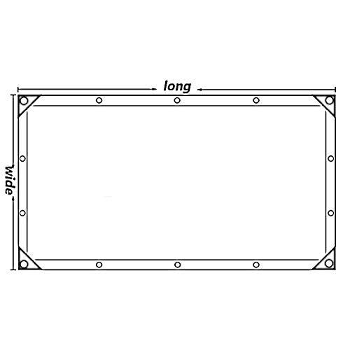 BAIYING Malla Sombra De Red Piscina Cubrir Impermeable Protector Solar Las Flores Hidratante Polietileno Hebilla De Aluminio, 34 Tallas Personalizable (Color : Blue, Size : 5x9m)