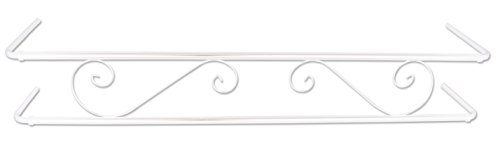 Balconcillo extensible nº2 de 100 cm a 140 cm Blanco