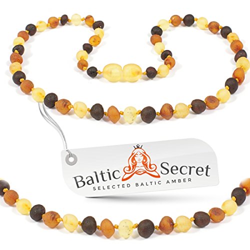 Baltic Secret Niños Unisex Mujer Hombre metal común Amber