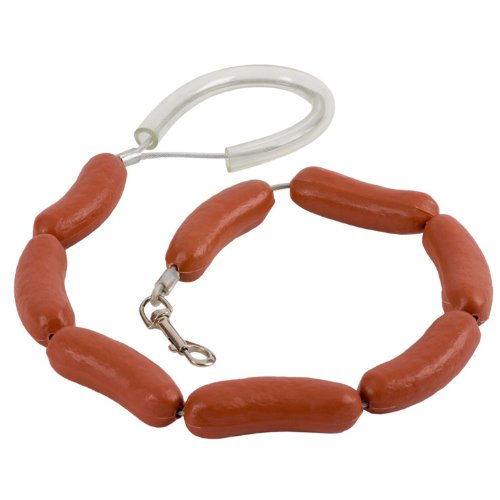 Balvi Correa Perro Hot Dog En Forma de Salchichas Plástico/Metal 108 cm