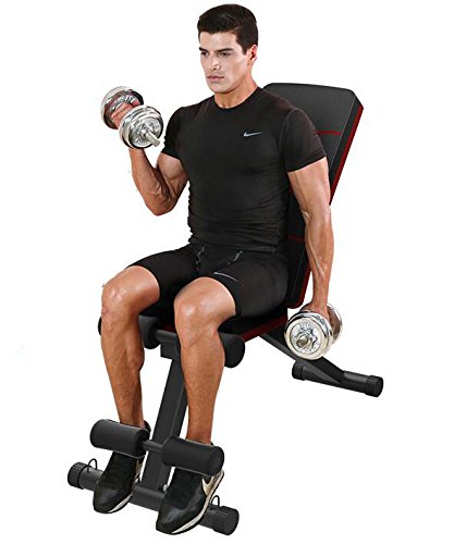 Banco de musculación plegable, de la marca SZ5CGJMY, sistema para entrenar los abdominales, banco reclinable para gimnasio