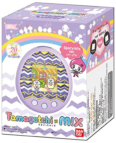 BANDAI Tamagotchi Medium. X (Tamagotchi Try Smog) Spacy Medium. X Ver. Purple Japanese Version