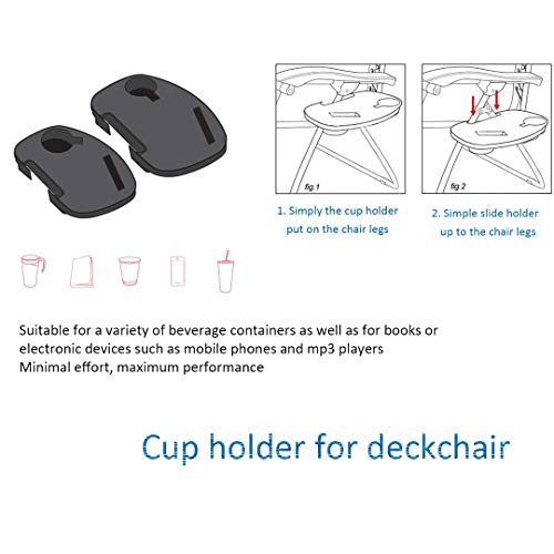 Bandeja de bebidas Adecuado para mesa plegable camping tumbonas jardin exterior sillon relax muebles jardin exterior mesas plegables muebles de jardin mesa y sillas terraza mesas y sillas de jardin