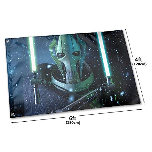 Bandera de Star Wars 4 x 6 cm decorativa duradera para jardín al aire libre, interior y decoración del hogar