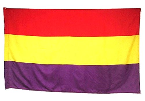 BANDERA REPUBLICA ESPAÑOLA REPUBLICANA GRANDE 150 Cm 1,5 Metros