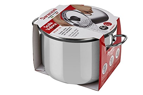 Barazzoni spaghettieri scolaveloce inoxidable CM22, acero inoxidable, 5.5 L, acero