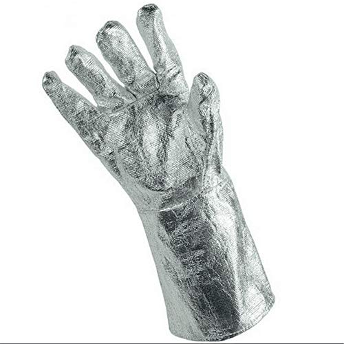 Barbacoa Guantes, Guantes Protectores, Guantes de Papel de Aluminio, Aislamiento de Alta Temperatura de horneado,500 Grados