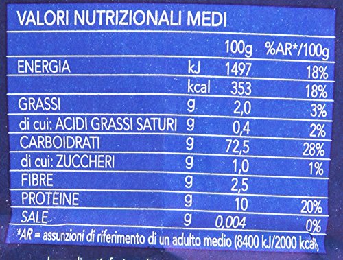 Barilla 10x Farina Tipo 00 Grano tenero Harina de Trigo Blando 1Kg