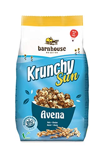 Barnhouse Krunchy Sun Muesli Cereales Avena - Ecológico, Vegetariano, Vegano - 375 G