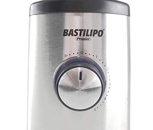 Bastilipo - BVA-1200S - Batidora de mesa de 1200W de 5 velocidades y jarra de cristal de 1.75 Litros