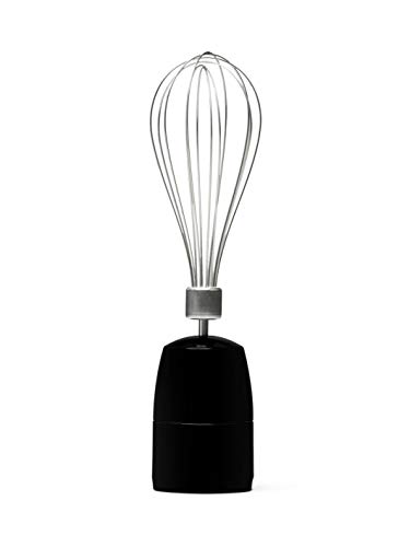 Batidora de mano MELLERWARE 1000 W de potencia. Cuchillas acero inoxidable. Velocidad regulable con funcion TURBO. (Spiro! Black)