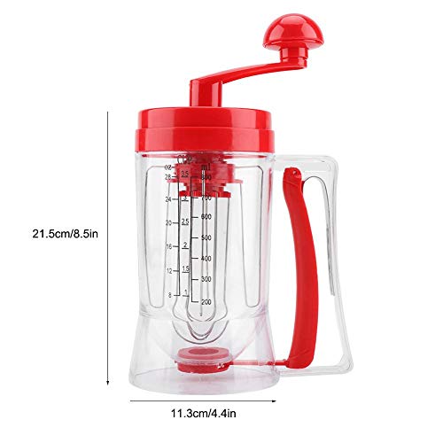 Batidora, manual Pancake Cupcake Batter Mixer Dispenser Blender Machine Baking Tool Dispensador de masa