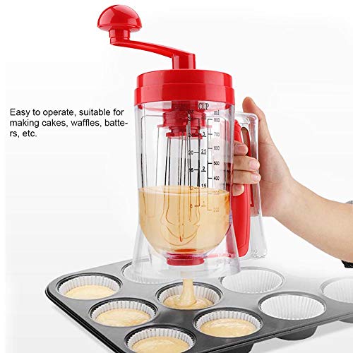 Batidora, manual Pancake Cupcake Batter Mixer Dispenser Blender Machine Baking Tool Dispensador de masa