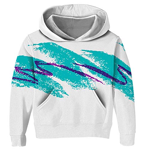 Bazingaaaaa - Sudadera unisex con capucha y diseño de gato con impresión 3D, Mujer, Vaso de papel, 5-6 años