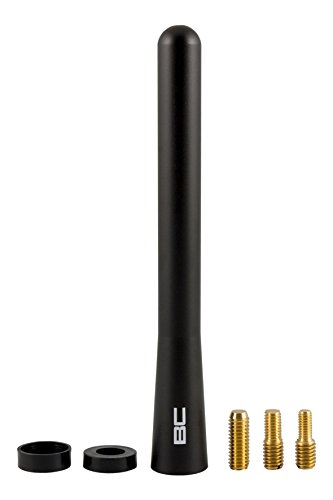 Bc Corona ANT11521 Antena Coche Viper Negra 3 Tipos DE ADAPTADORES Universal