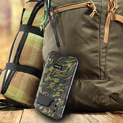 Beeasy Funda para iPhone XS MAX,Antigolpes Impermeable Rígida Robusta Antigravedad Carcasa Resistente Impacto Militar Duradera Blindada Fuerte Seguridad con Protector Pantalla al Aire Libre,Camuflaje