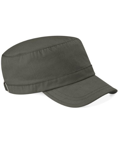 Beechfield Clásico Gorra Militar 100% Algodón - 9 Genial Colores - algodón, Oliva, 100% perchado 100% grueso 100% algodón, Mujer, One Size