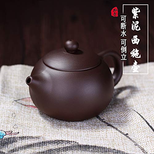 beidexiaowu Maceta de Arena púrpura Zhu Barro Tetera pequeña Cerámica Artesanal Hecho a Mano Juego de té para el hogar Barro Morado Sishi West Pot