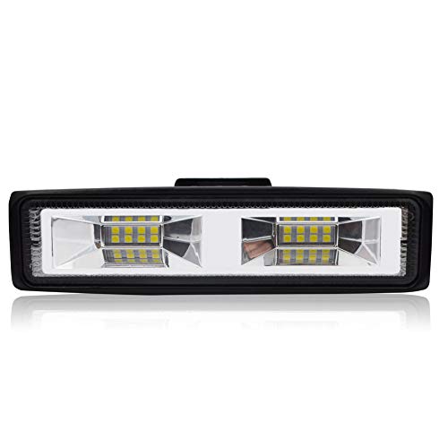 BeiLan Led luz de Trabajo 18W LED Lámpara Trabajo Bar viga de inundación Iluminacion Conducción Led Faros Coche Luz Moto Camión a través del Carro Coches Barco Minería Pesca de Luces de antiniebla