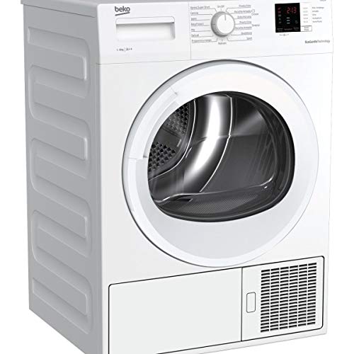 Beko DRX822W Independiente Carga frontal 8kg A++ Blanco - Secadora (Independiente, Carga frontal, Bomba de calor, Blanco, Giratorio, Izquierda)