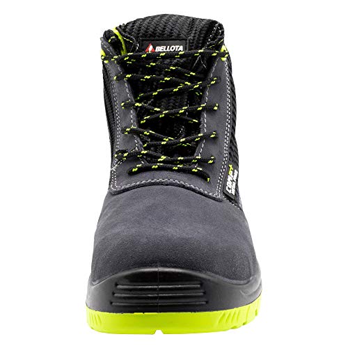 Bellota 7230944S1P Bota de seguridad, Negro, Verde, 44 EU