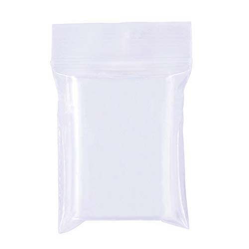 BENECREAT 200 Pack Bolsas Transparente con Cierre 4x6cm Bolsa Resellable de Plástico Multiuso para Gallete Chocolate Cuentas Joyería