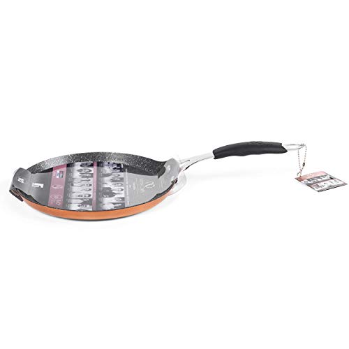 Bergner Infinity Chef Sartén de Inducción para Crepes, Aluminio Forjado, Bronce, 24 cm