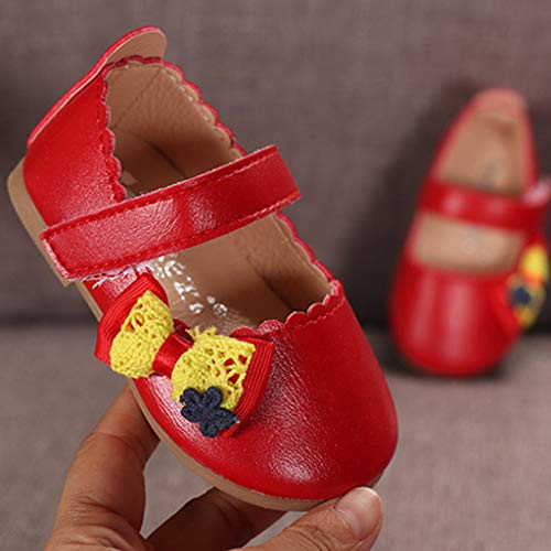 Berimaterry Elegantes Suela Blanda Zapatos de Princesa 2019 Verano Zapatos de bebé niño Anti-Slip Suave Suela de Encaje Zapatos 0-18 Meses Zapatos del Antideslizante para Recién Nacido Niña Niño