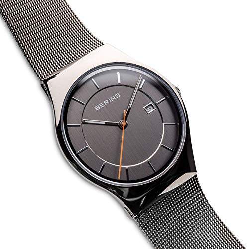 BERING Reloj Analógico para Hombre de Cuarzo con Correa en Acero Inoxidable 11938-007