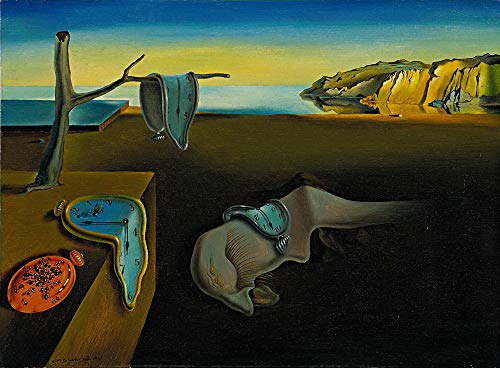 Berkin Arts Salvador Dali Giclee Papel de Arte impresión Obras de Arte Pinturas Reproducción de Carteles(La Persistencia De La Memoria)