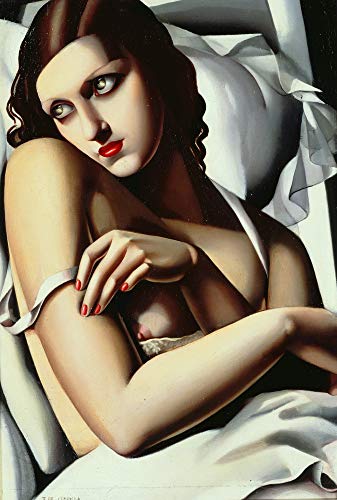 Berkin Arts Tamara De Lempicka Giclee Papel de Arte impresión Obras de Arte Pinturas Reproducción de Carteles(Intitulado)