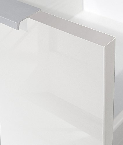 Berlenus CP8BB - Base Cocina gabinete con 2 Puertas, 80 x 52 x 83 cm, de Color: Blanco Brillante