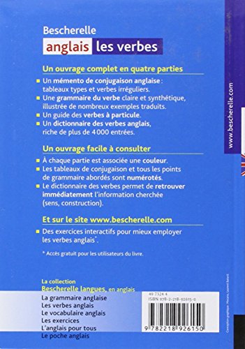 Bescherelle anglais : les verbes - ouvrage de reference sur la conjugaison anglaise: Ouvrage de référence sur la conjugaison anglaise (Bescherelle langues)