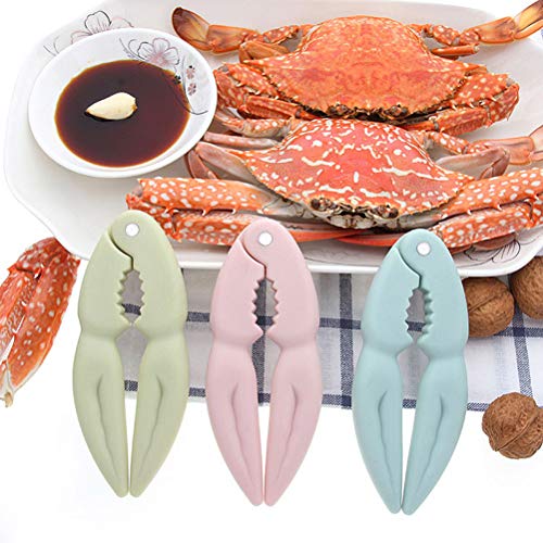 BESTonZON Utensilios de Cocina Herramientas de peladura de Langosta Clips de Nuez Accesorios de Fiesta casera de Navidad de Galletas de nueces (Rosa)