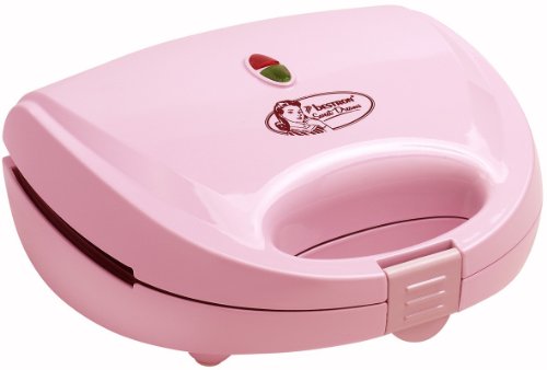 Bestron DCM8162 Gofreras, 750 W, Plástico Resistente Al Calor, Rosa