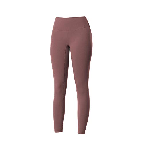 B/H Yoga y Pilates,Deportivos Leggins Mujer,Pantalones de Yoga de Secado rápido con Cintura Alta y Levantamiento de Caderas-Bean Paste_XXXL