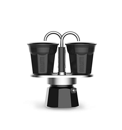 Bialetti - Cafetera de 2 tazas Nueva colección Negro